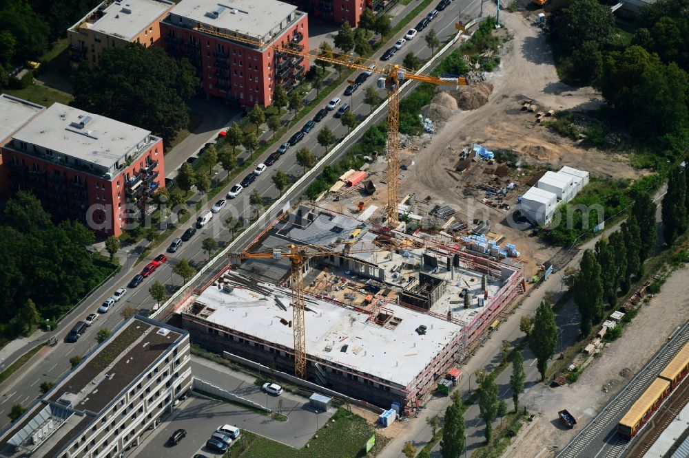 Aerial image Potsdam - Office building on Friedrich-List-Strasse in Potsdam in the state Brandenburg, Germany