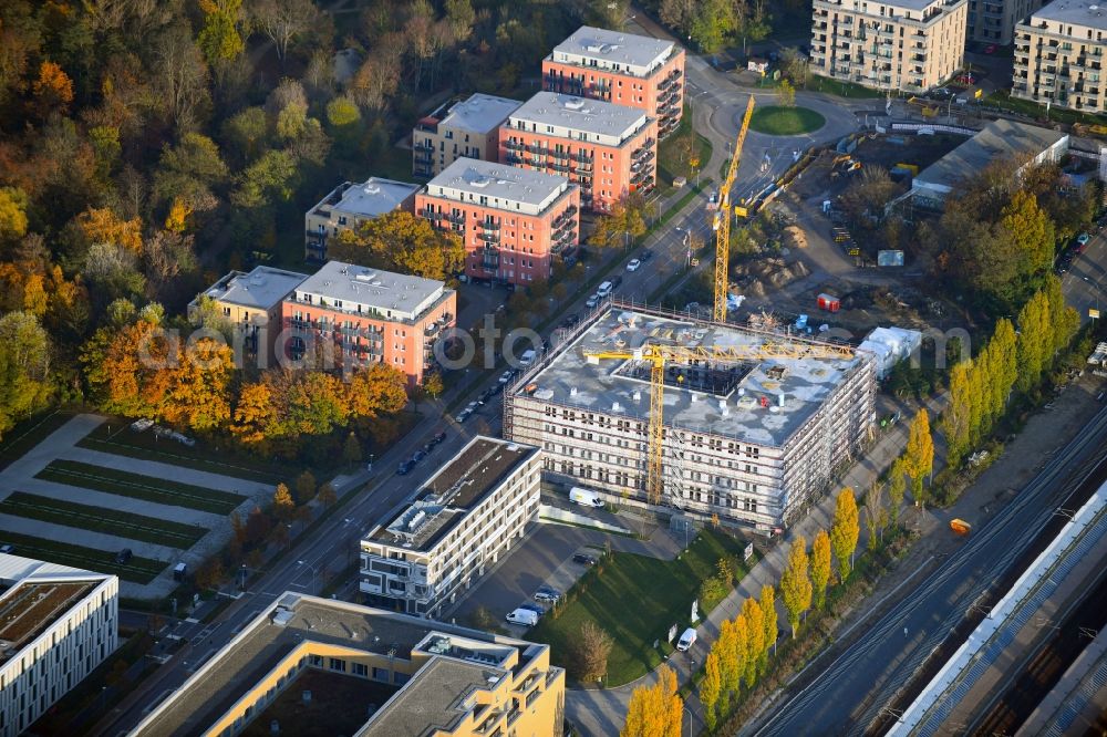 Aerial photograph Potsdam - Office building on Friedrich-List-Strasse in Potsdam in the state Brandenburg, Germany