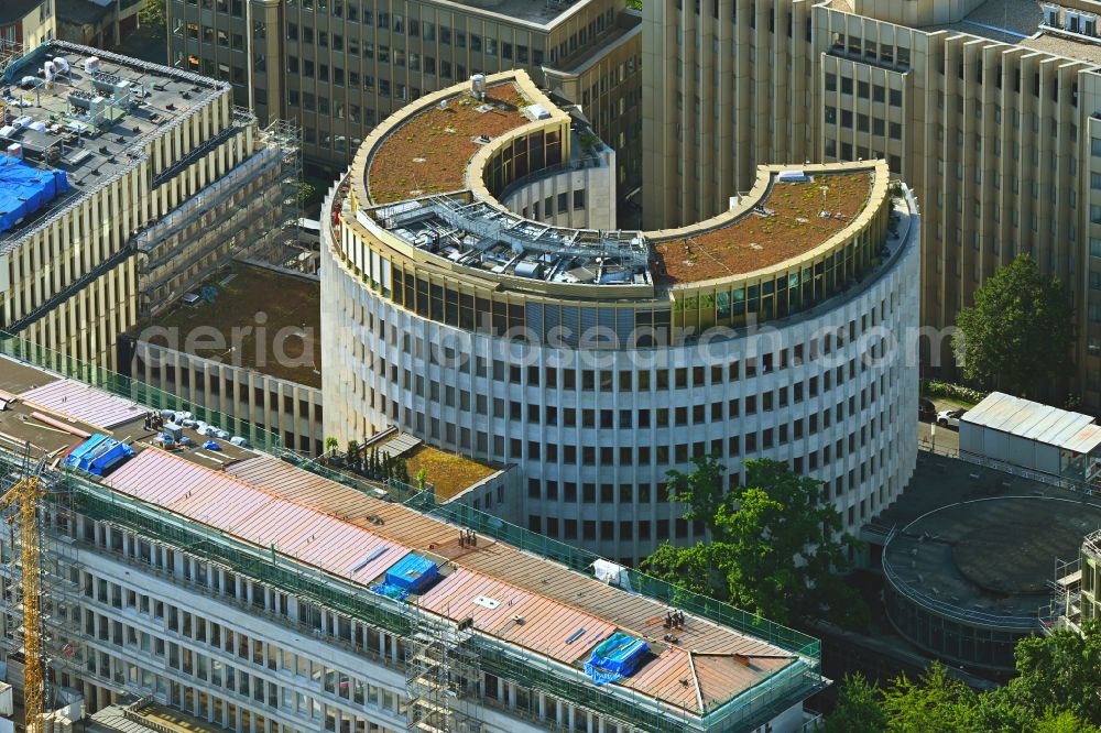 Köln from above - Office building Gerling Quartier Im Klapperhof - Gereonshof in the district Zentrum in Cologne in the state North Rhine-Westphalia, Germany