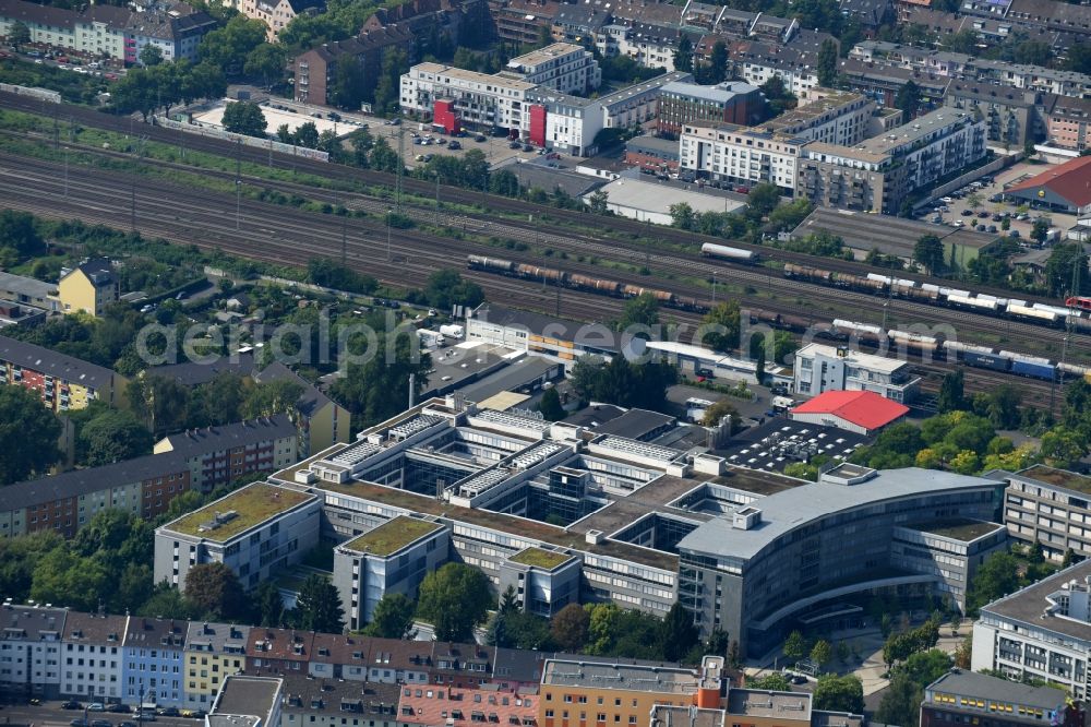 Köln from above - Office building of Gothaer Systems GmbH in of Gothaer Allee in Cologne in the state North Rhine-Westphalia, Germany