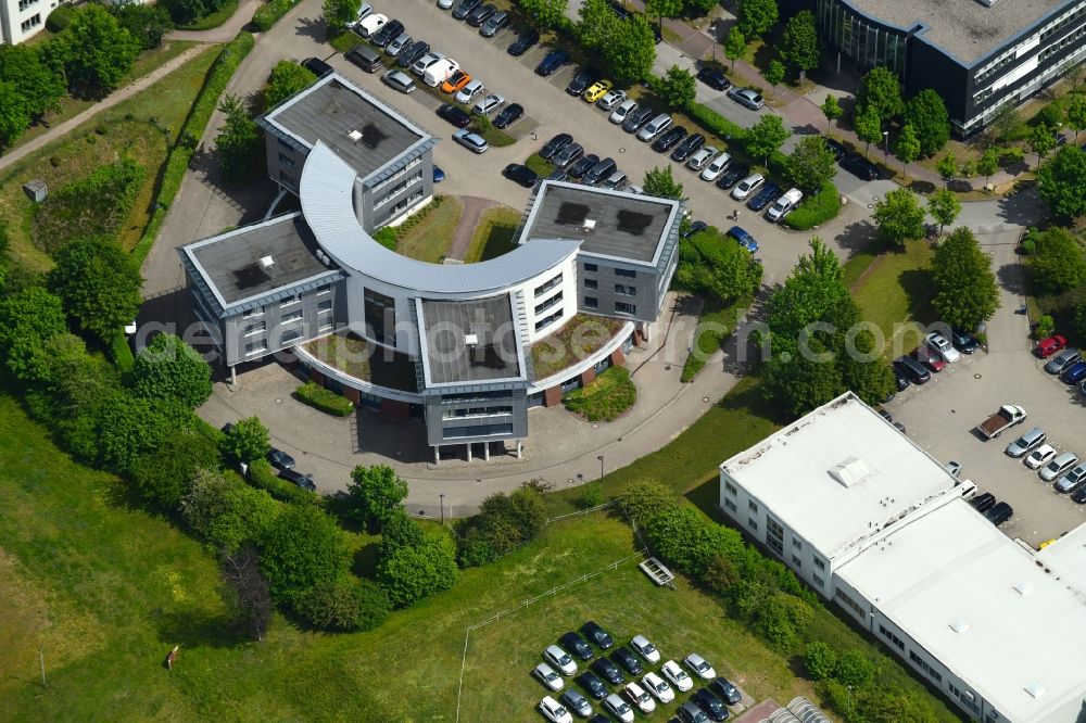 Aerial photograph Schwerin - Office building on Hagenower Strasse in Schwerin in the state Mecklenburg - Western Pomerania, Germany