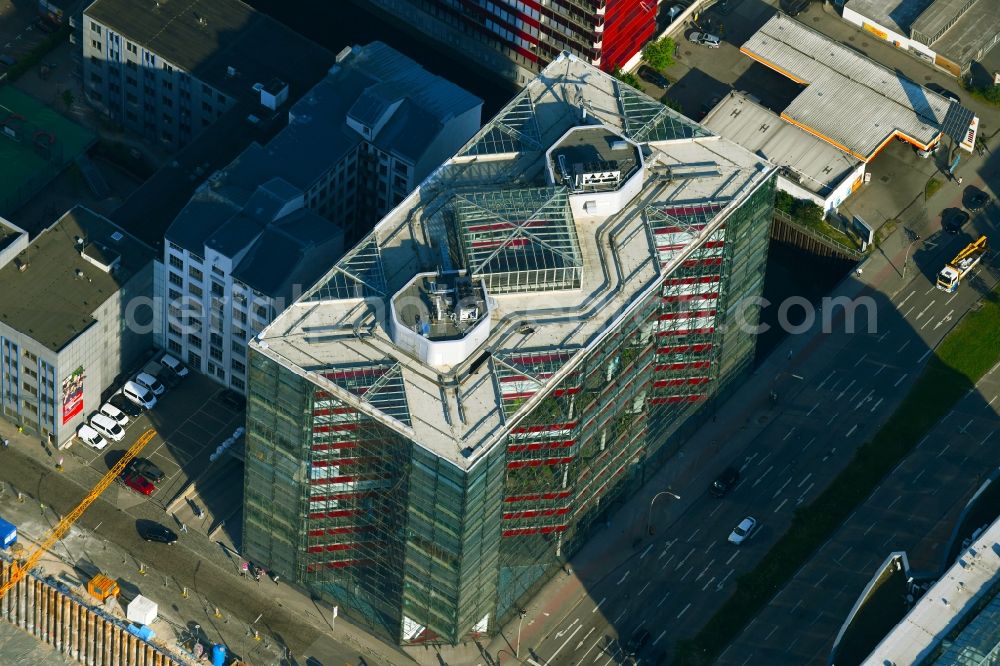 Hamburg from above - Office building Heidenkampsweg - Wendenstrasse in Hamburg, Germany