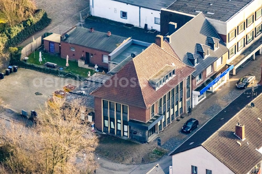 Hamm from the bird's eye view: Office building Hohenhoeveler Strasse corner Alberst-Struck-Strasse in the district Bockum-Hoevel in Hamm in the state North Rhine-Westphalia, Germany