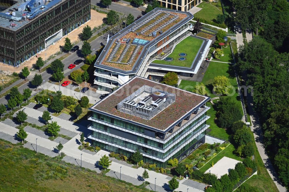 Aerial photograph Potsdam - Office building Innovation Center 2.0 in the district Nedlitz in Potsdam in the state Brandenburg, Germany