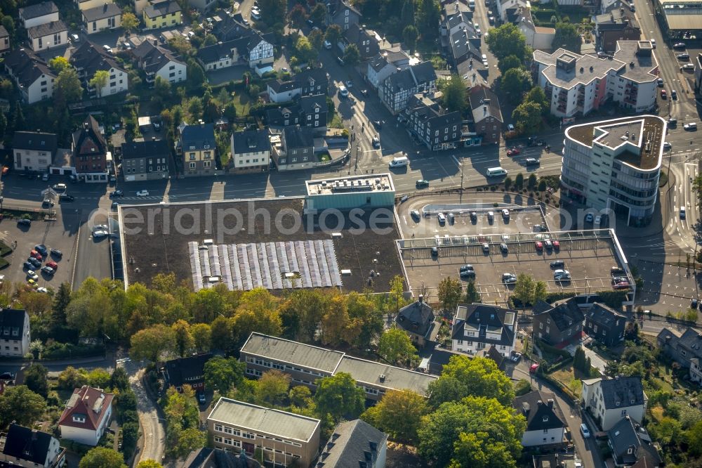 Siegen from the bird's eye view: Office building on St.-Johann-Strasse - Leimbachstrasse in Siegen in the state North Rhine-Westphalia, Germany