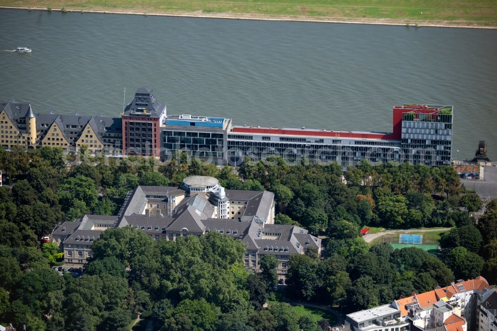 Aerial image Köln - Office building on Katharina-Schauberg-Promenade in the district Neustadt-Sued in Cologne in the state North Rhine-Westphalia, Germany