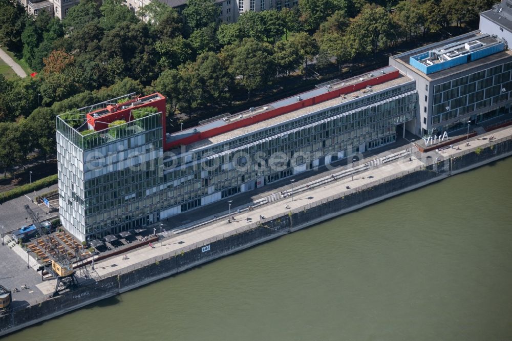 Köln from the bird's eye view: Office building on Katharina-Schauberg-Promenade in the district Neustadt-Sued in Cologne in the state North Rhine-Westphalia, Germany