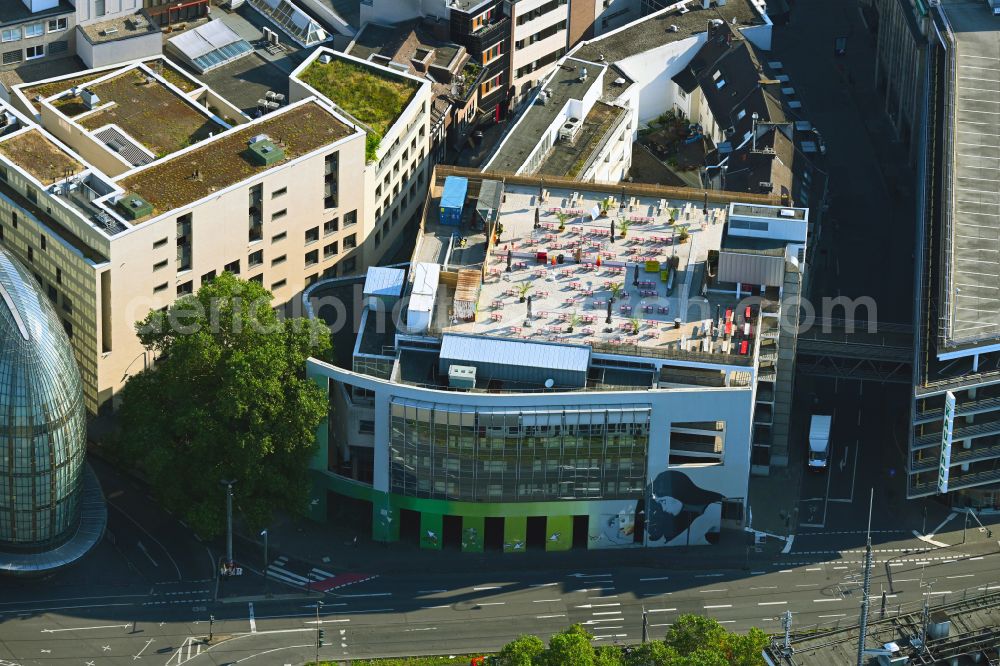 Köln from the bird's eye view: Office building on street An Sankt Agatha in the district Altstadt in Cologne in the state North Rhine-Westphalia, Germany