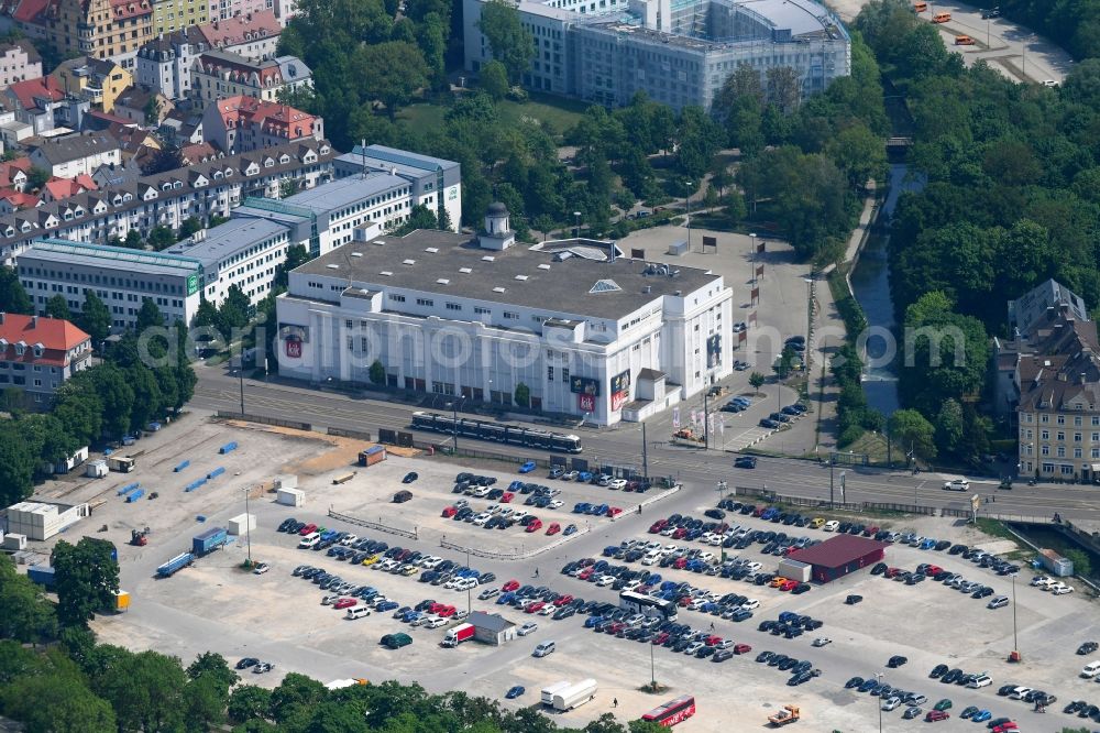 Aerial image Augsburg - Office building on Langenmantelstrasse in Augsburg in the state Bavaria, Germany