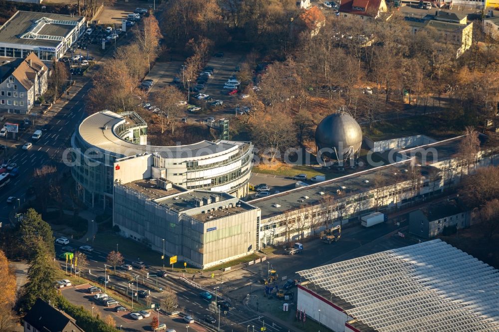 Aerial photograph Lüdenscheid - Office building on Lennestrasse in Luedenscheid in the state North Rhine-Westphalia, Germany