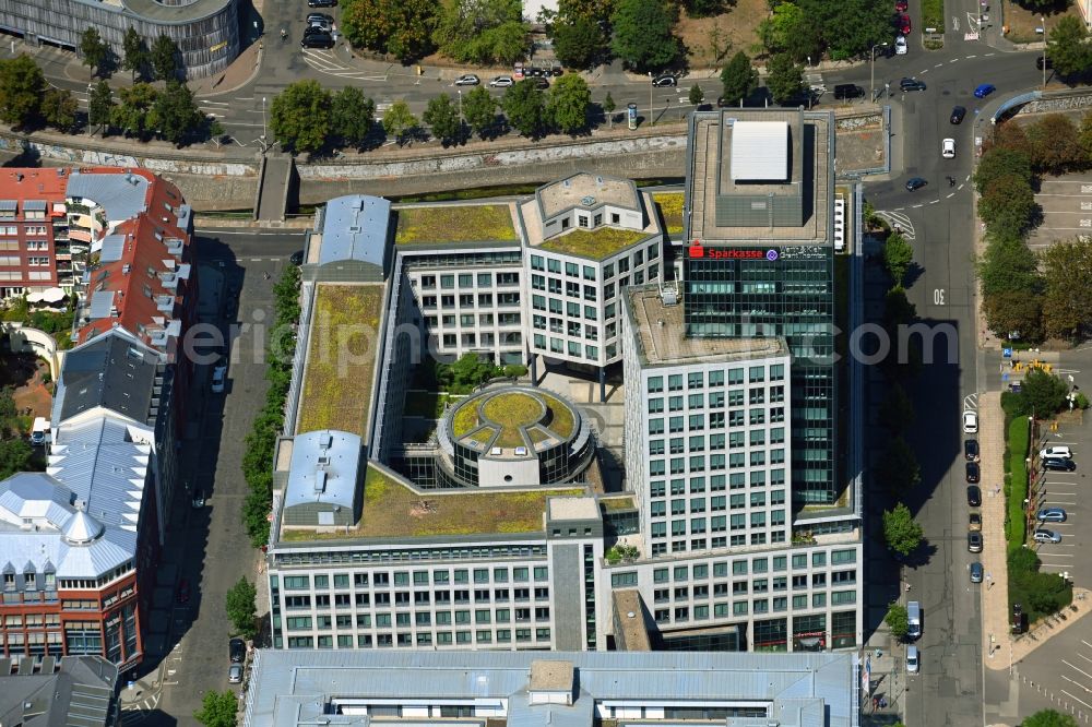 Aerial photograph Leipzig - Office building Loehrs Carre along Uferstrasse - Nordstrasse - Keilstrasse and Loehrstrasse in the district Zentrum-Nord in Leipzig in the state Saxony, Germany