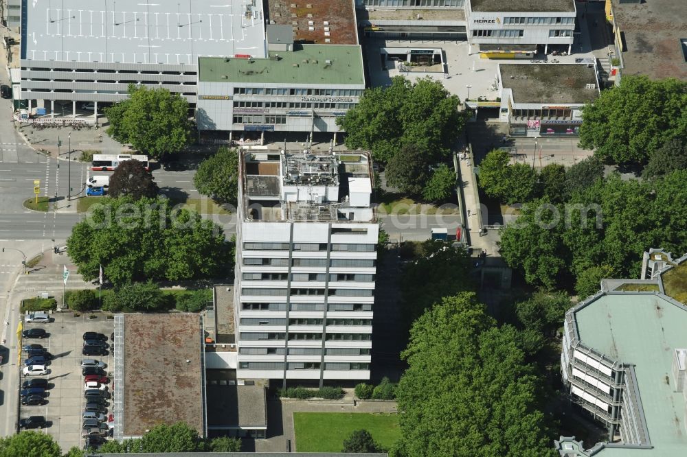 Aerial image Hamburg - Office building of the Lotto Hamburg GmbH in Hamburg