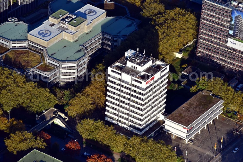 Hamburg from the bird's eye view: Office building of the Lotto Hamburg GmbH in Hamburg