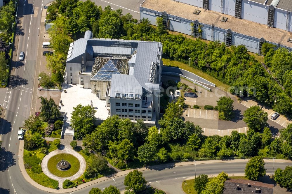 Aerial image Meschede - Office building C. & A. Veltins GmbH & Co. KG in Meschede in the state North Rhine-Westphalia