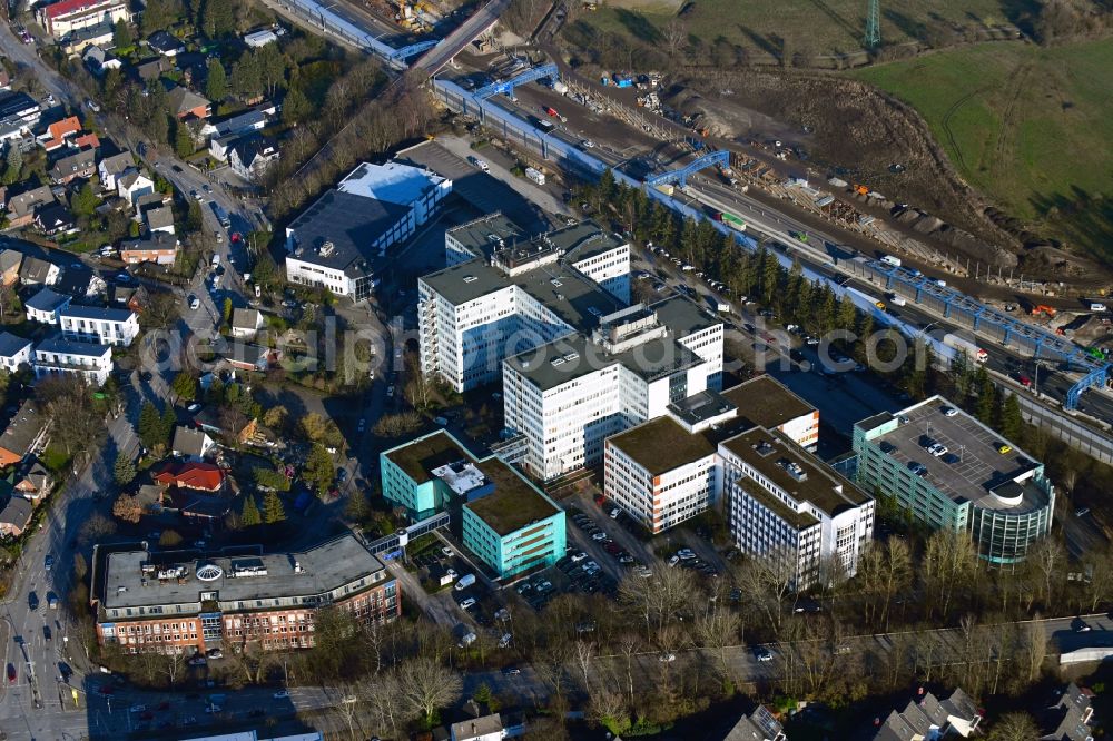 Aerial photograph Hamburg - Office building Mode-Centrum Honburg on Modering in Hamburg, Germany