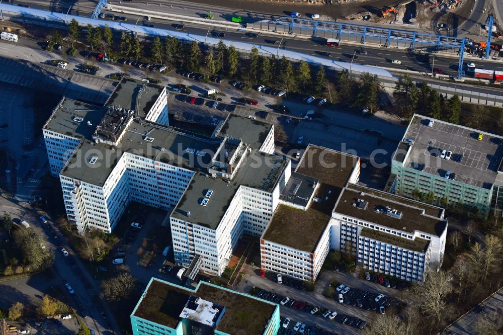 Hamburg from the bird's eye view: Office building Mode-Centrum Honburg on Modering in Hamburg, Germany