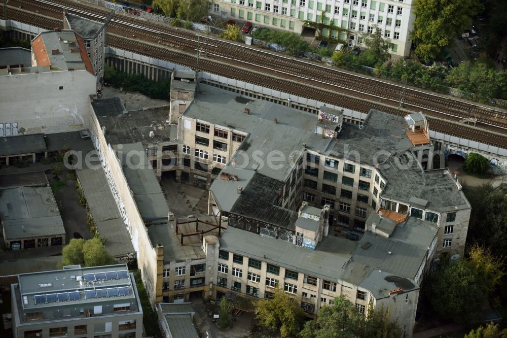 Aerial image Berlin - Office building Pankstrasse im Stadtteil Wedding in Berlin