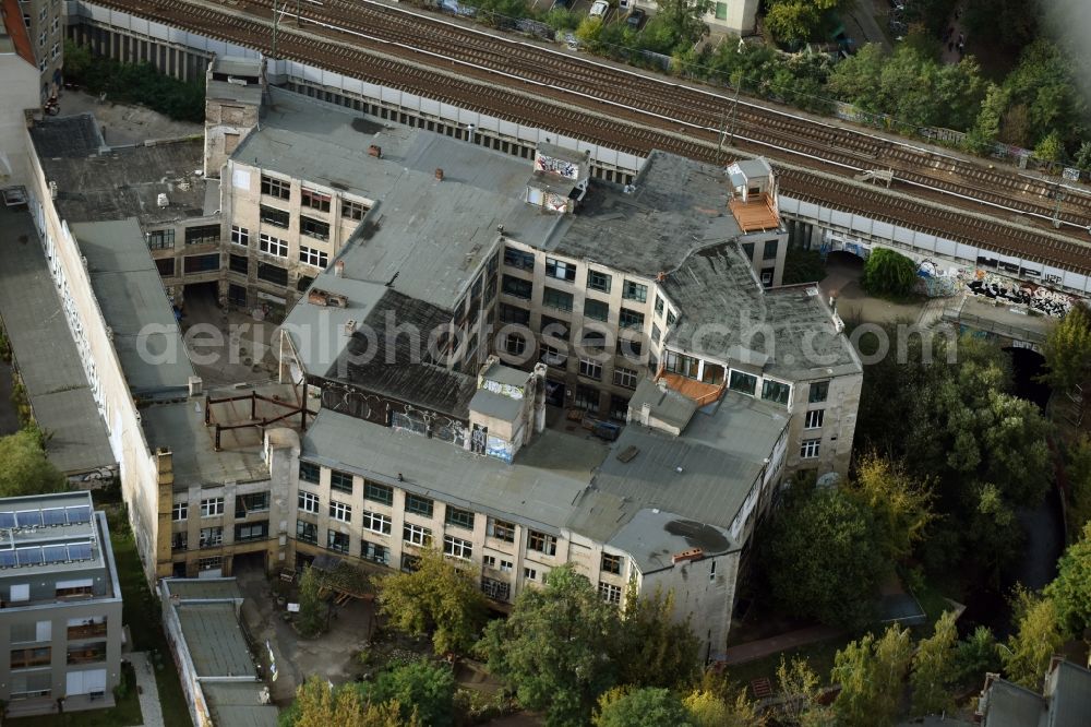 Aerial photograph Berlin - Office building Pankstrasse im Stadtteil Wedding in Berlin