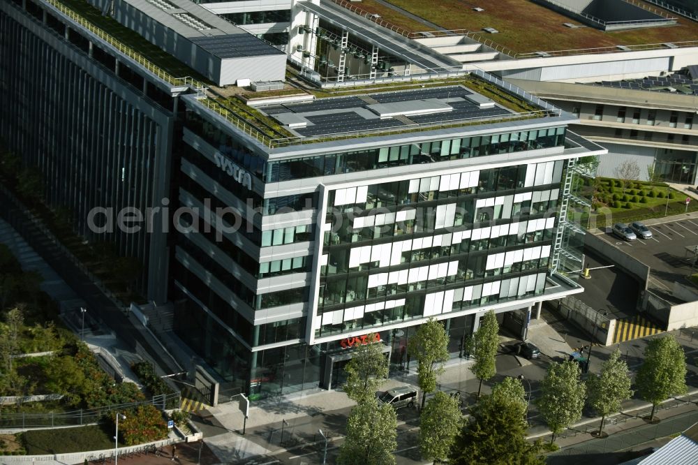 Aerial image Paris - Office building SYSTRA on Rue Henry Farman in Paris in Ile-de-France, France