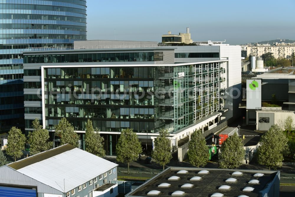 Aerial photograph Paris - Office building SYSTRA on Rue Henry Farman in Paris in Ile-de-France, France