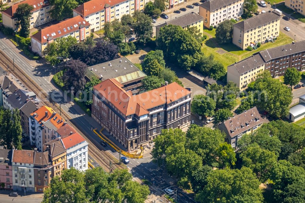 Dortmund from the bird's eye view: Office building of e-port-dortmund on Mallinckrodtstrasse in Dortmund in the state North Rhine-Westphalia, Germany