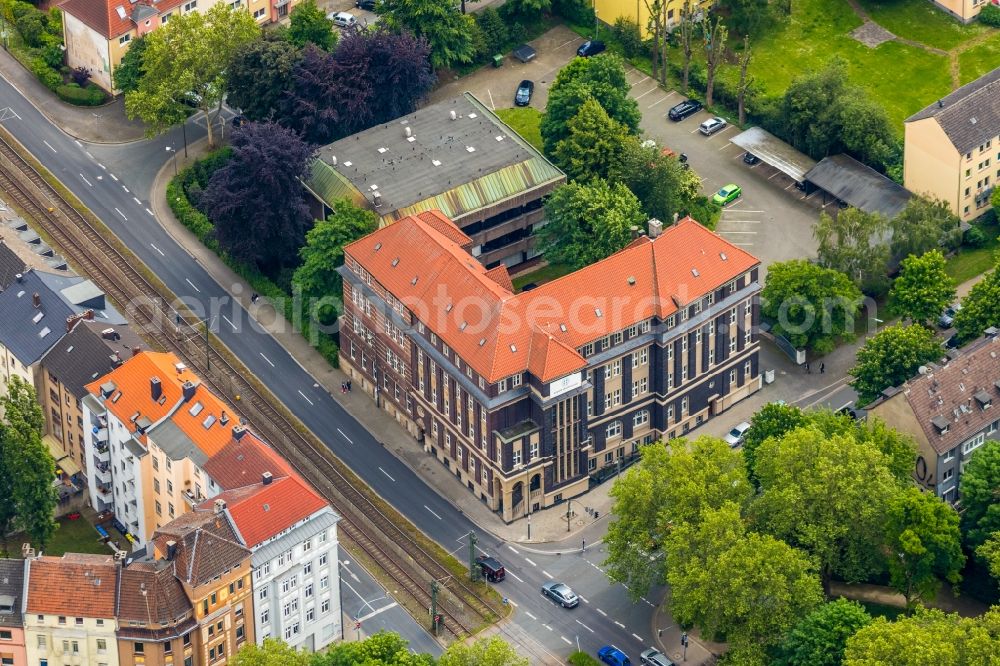 Dortmund from above - Office building of e-port-dortmund on Mallinckrodtstrasse in Dortmund in the state North Rhine-Westphalia, Germany