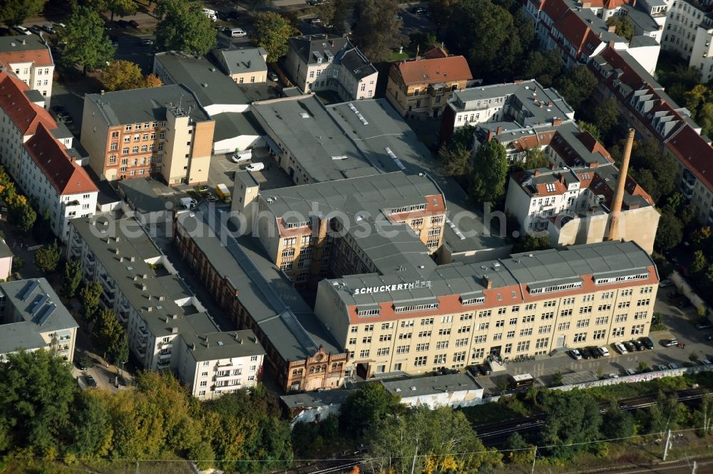 Berlin from above - Office building regiocom Berlin GmbH Am Treptower Park in Berlin