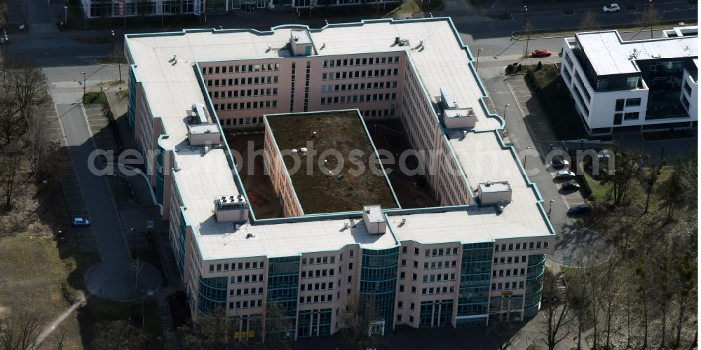 Teltow from the bird's eye view: Office building Rheinstrasse - Oderstrasse in Teltow in the state Brandenburg