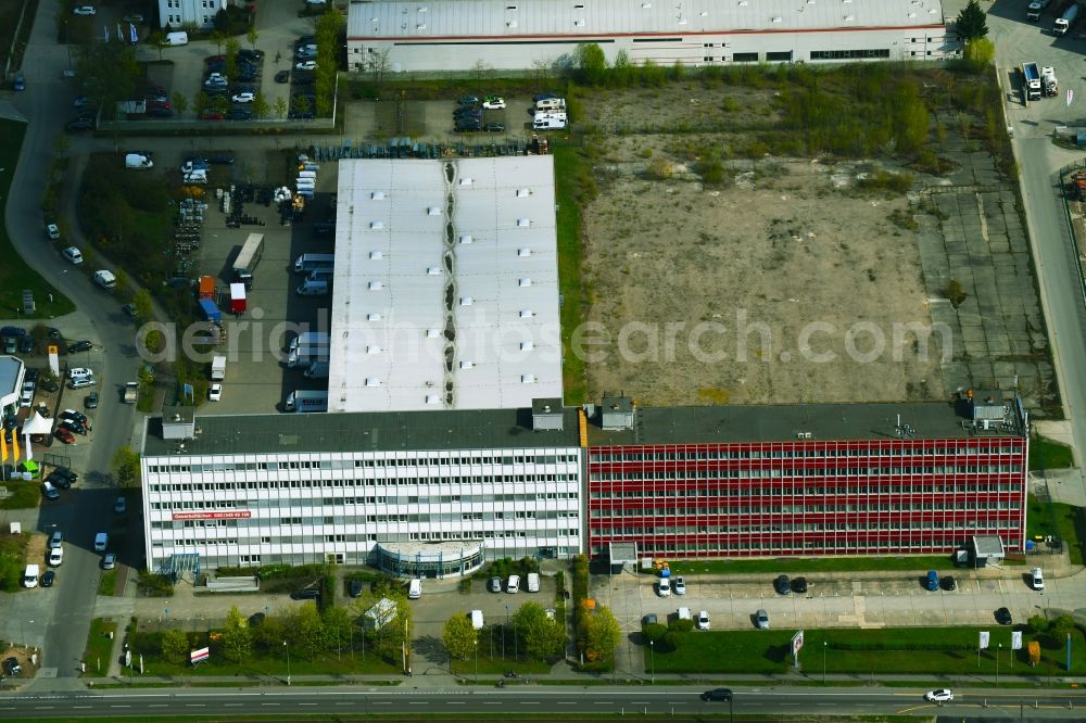 Aerial image Berlin - Office building Rhinstrasse in the district Marzahn in Berlin, Germany