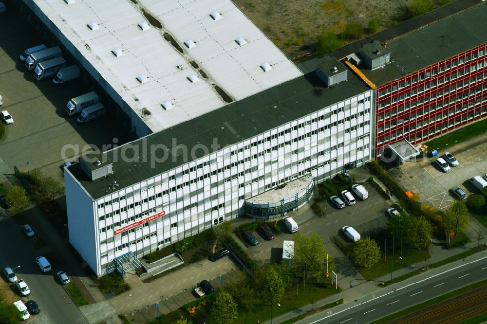 Aerial photograph Berlin - Office building Rhinstrasse in the district Marzahn in Berlin, Germany