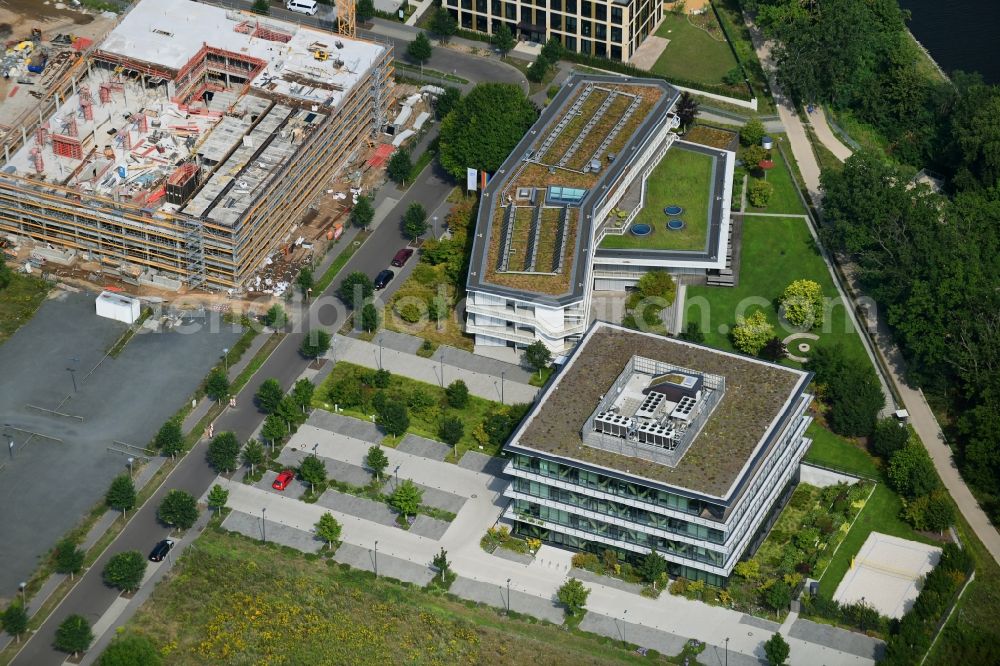 Aerial photograph Potsdam - Office building of SAP Deutschland SE & Co. KG on Konrad-Zuse-Ring in Potsdam in the state Brandenburg, Germany