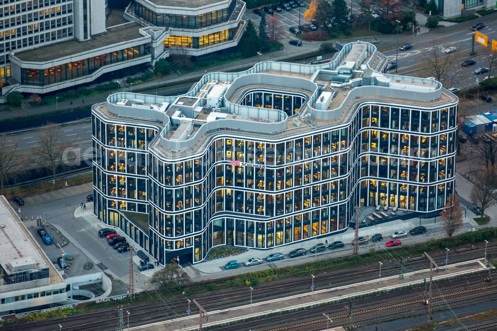 Essen from above - Office building der DB Schenker Logistics in Essen in the state North Rhine-Westphalia