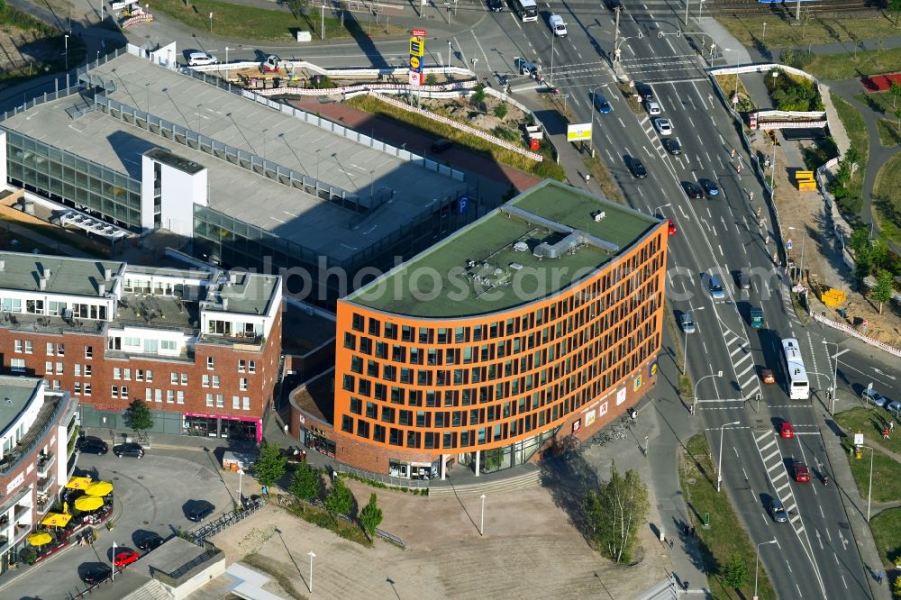 Aerial image Rostock - Office building Am Strande in Rostock in the state Mecklenburg - Western Pomerania, Germany