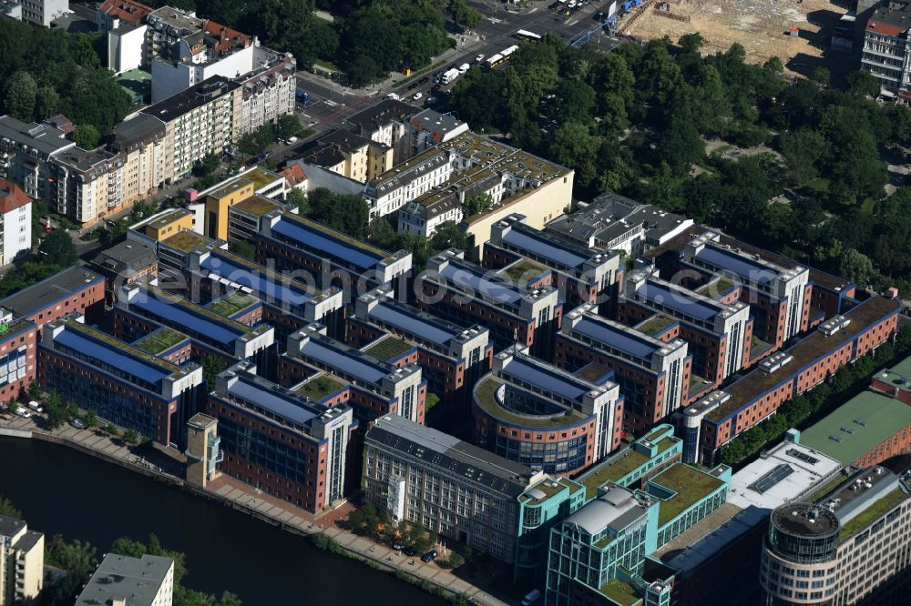 Aerial image Berlin - Office building Stromstrasse destrict Moabit in Berlin