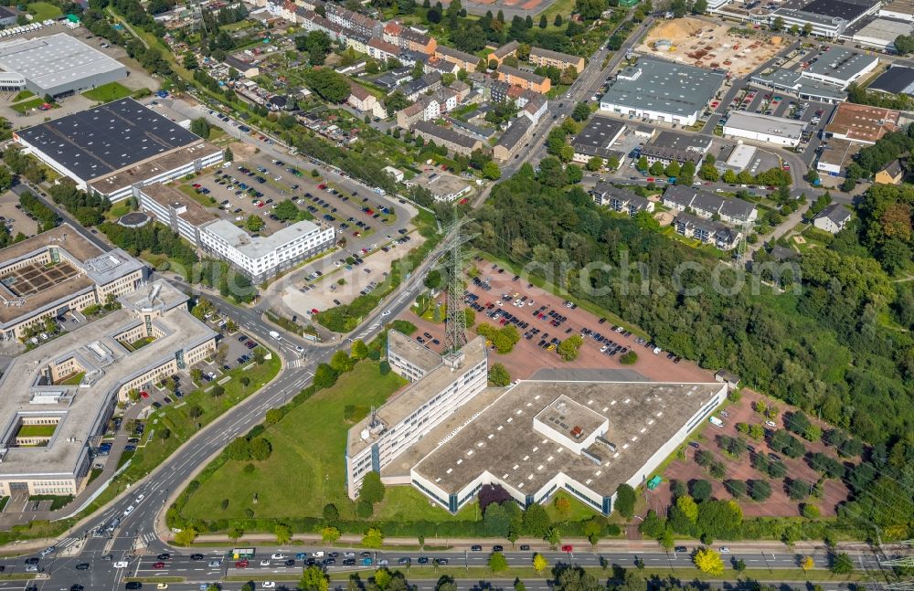 Aerial image Essen - Office building of A. Sutter Fair Business GmbH on Bottroper Strasse in Essen in the state North Rhine-Westphalia, Germany