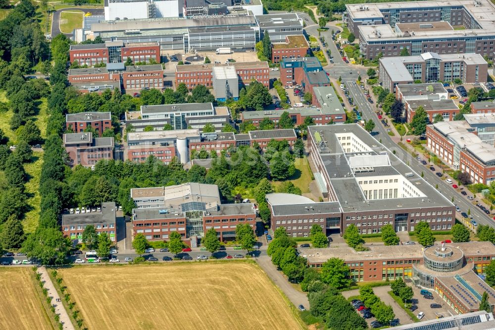 Aerial photograph Dortmund - Office building of TechnologiePark Dortmund in Dortmund in the state North Rhine-Westphalia, Germany