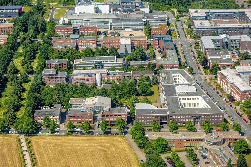 Dortmund from above - Office building of TechnologiePark Dortmund in Dortmund in the state North Rhine-Westphalia, Germany