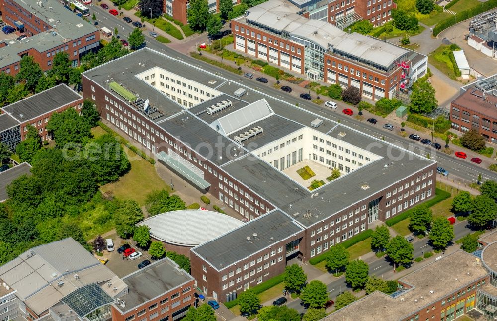 Dortmund from the bird's eye view: Office building of TechnologiePark Dortmund in Dortmund in the state North Rhine-Westphalia, Germany