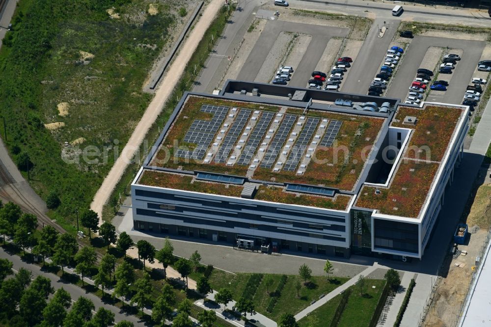 Aerial image Augsburg - Office building of Carbon Composites e.V. Am Technologiezentrum in Augsburg in the state Bavaria, Germany