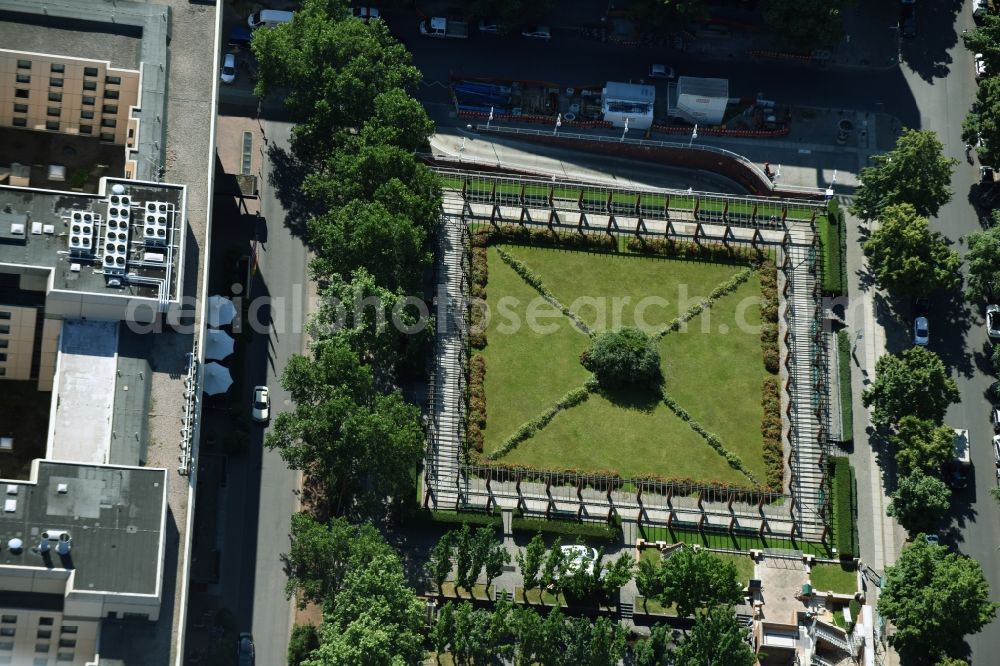 Berlin from above - Office building Ted Baker Germany GmbH an der Rankestrasse in Berlin