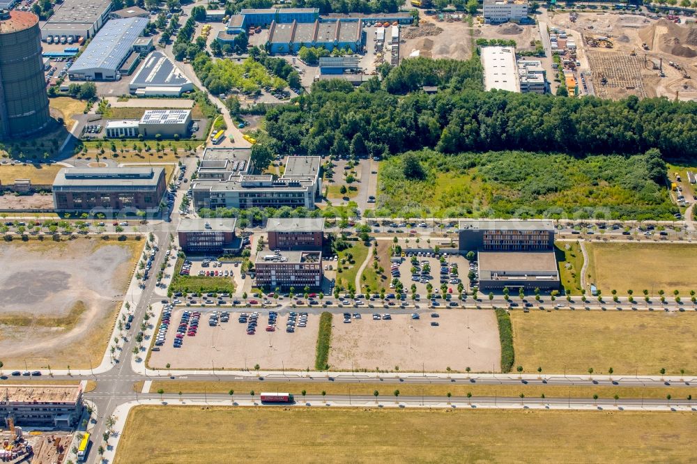 Aerial image Dortmund - Office building of temicon GmbH on Konrad-Adenauer-Allee in Dortmund in the state North Rhine-Westphalia, Germany