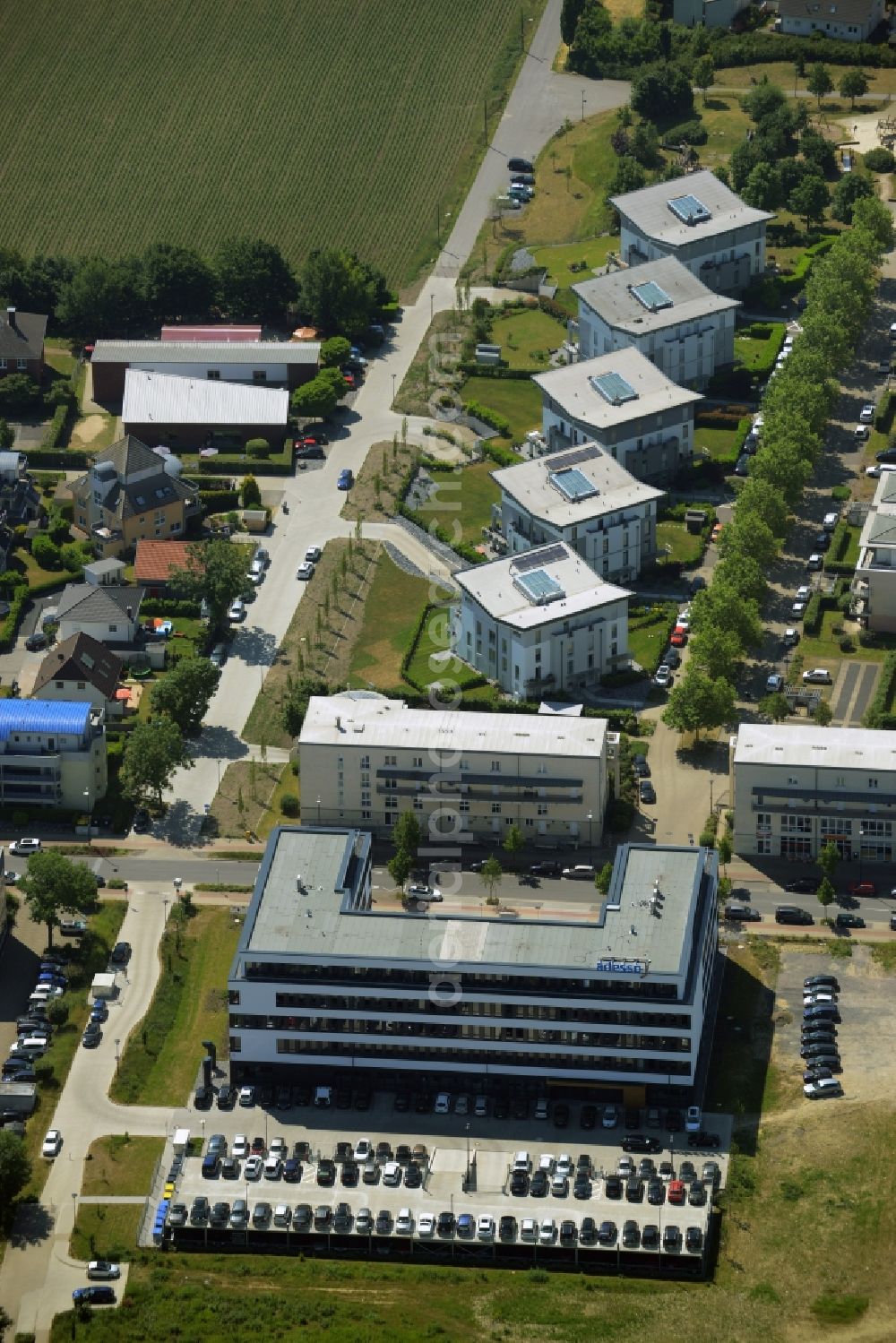 Dortmund from the bird's eye view: Office building des Unternehmens adesso in Dortmund in the state North Rhine-Westphalia