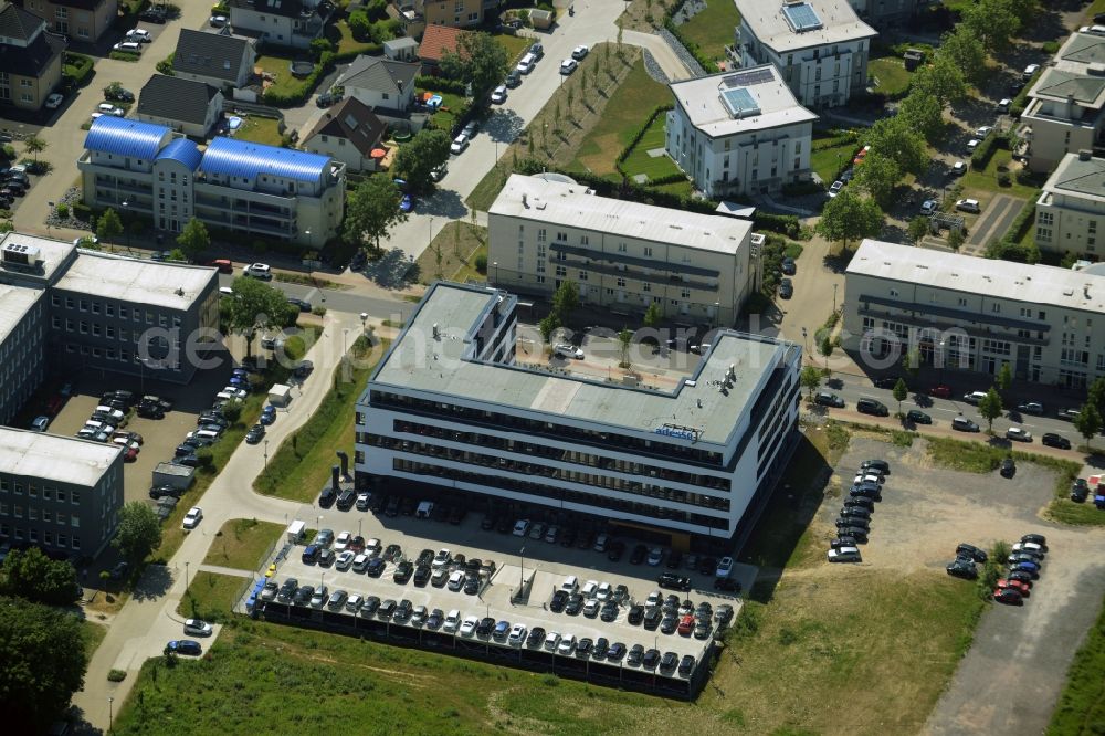 Dortmund from the bird's eye view: Office building des Unternehmens adesso in Dortmund in the state North Rhine-Westphalia