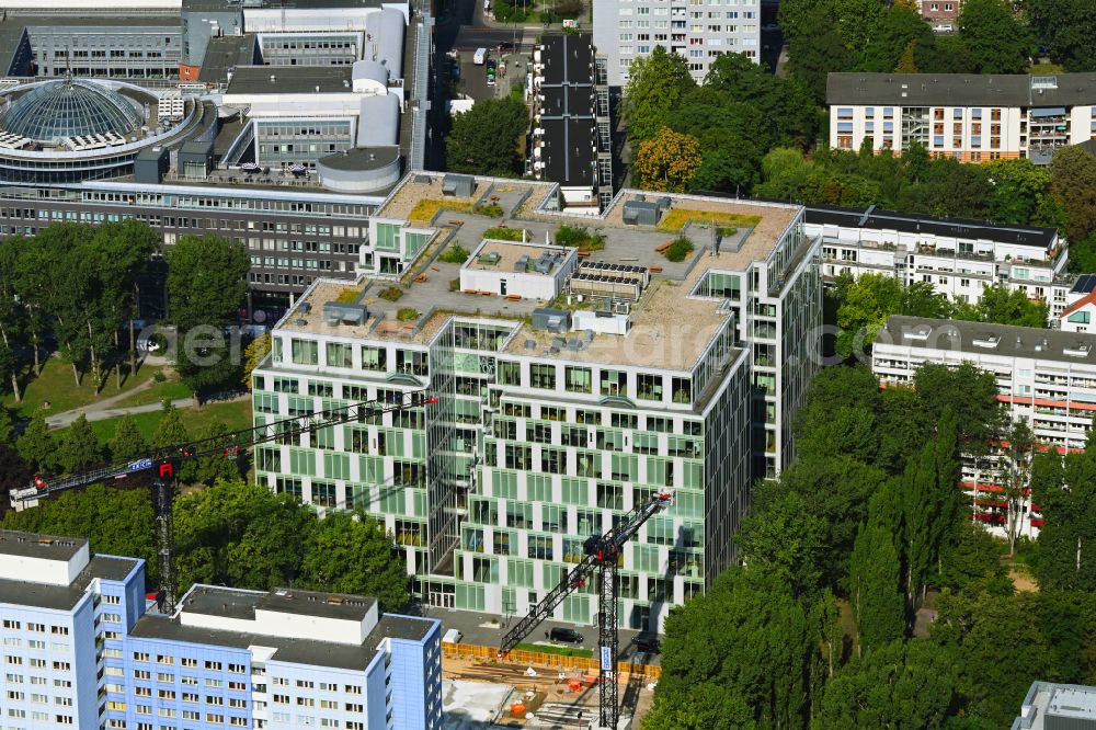 Aerial photograph Berlin - Office building UP!Berlin in the district Friedrichshain in Berlin, Germany