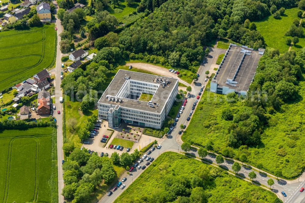 Dortmund from the bird's eye view: Office building of Verizon Deutschland GmbH on Sebrathweg in Dortmund in the state North Rhine-Westphalia, Germany