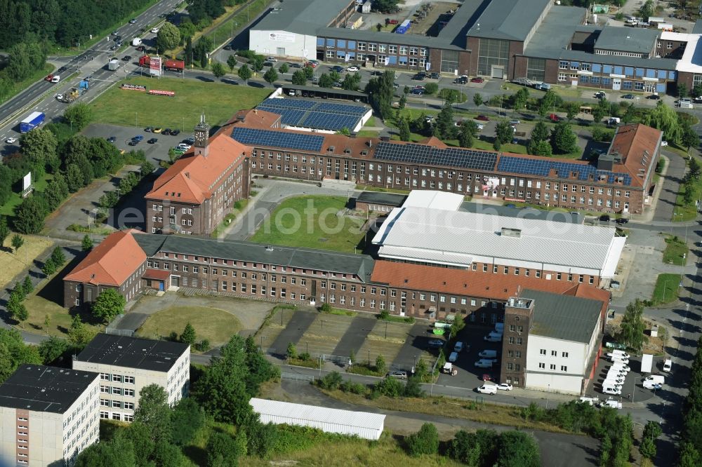 Aerial photograph Espenhain - Office building on Verwaltungsring in Espenhain in the state Saxony