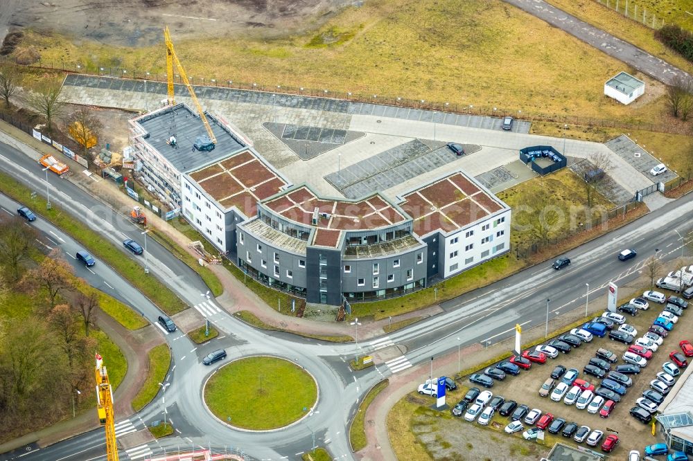 Herne from above - Office building on Westring in Herne in the state North Rhine-Westphalia