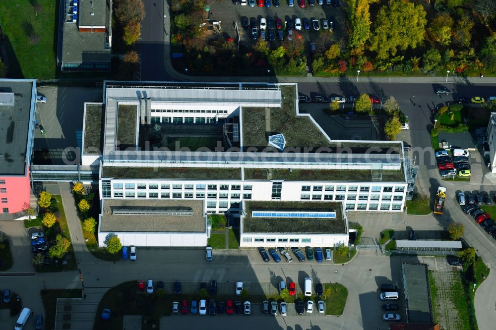 Magdeburg from above - Office building ZENIT in Magdeburg in the state Saxony-Anhalt, Germany