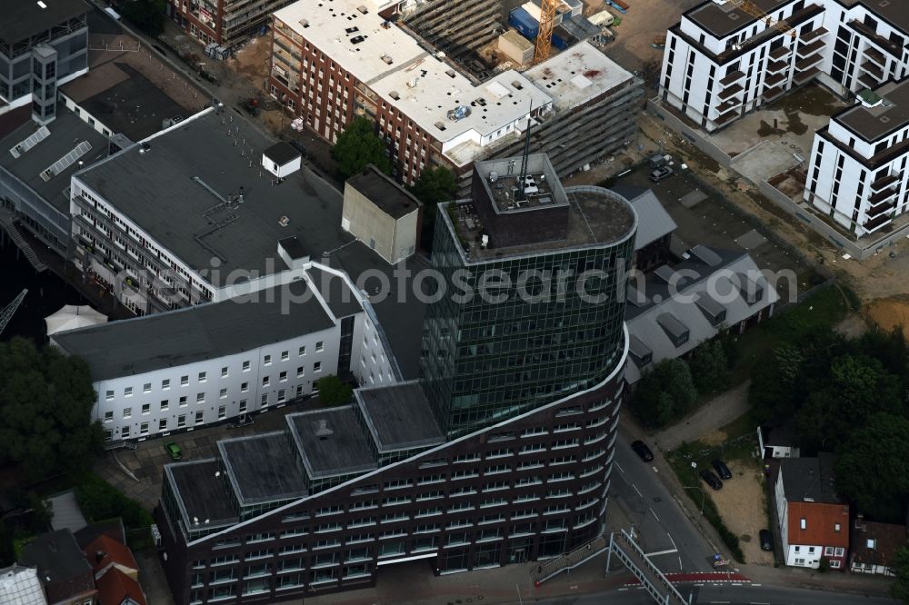 Hamburg from the bird's eye view: Office building in Hamburg