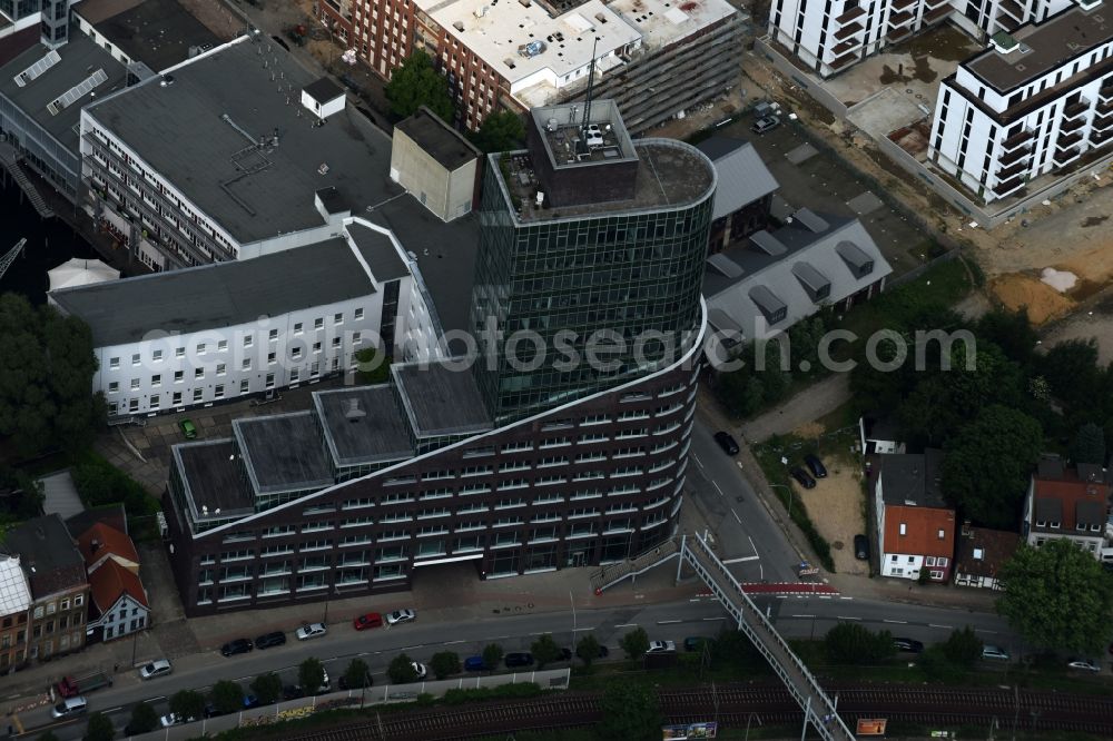 Aerial image Hamburg - Office building in Hamburg